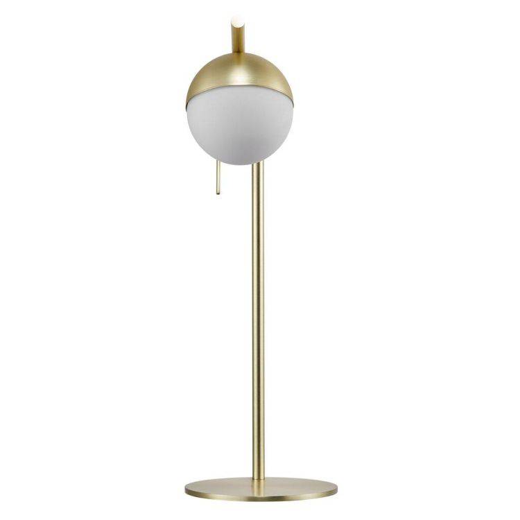 Nordlux Contina Table Lamp Brass/Opal - Comet Lighting