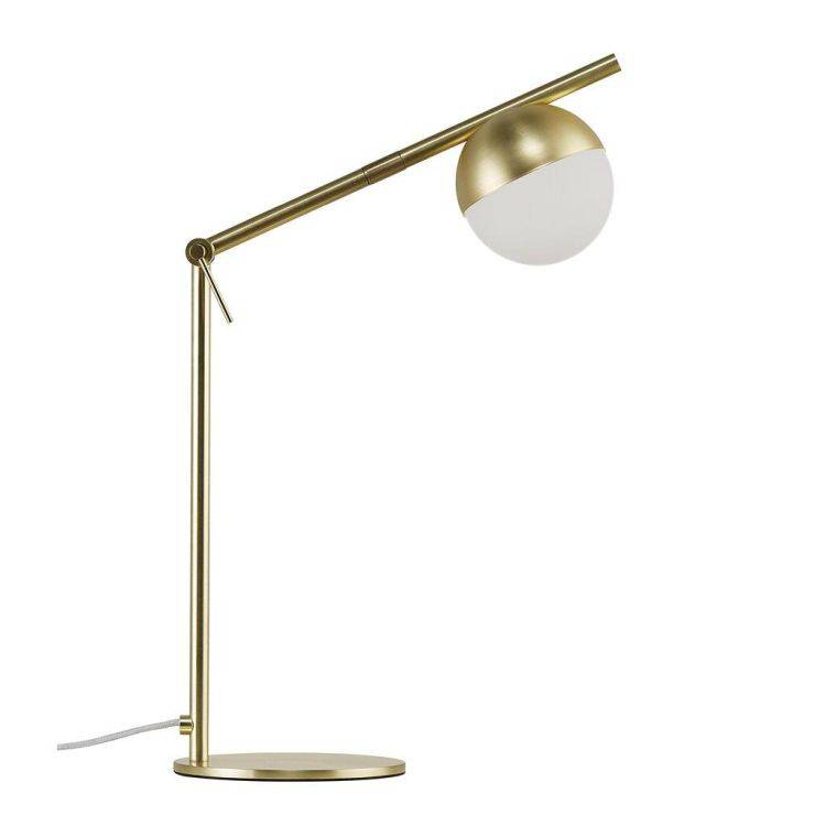 Nordlux Contina Table Lamp Brass/Opal - Comet Lighting