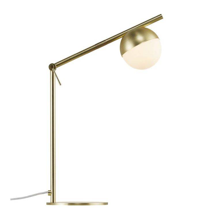 Nordlux Contina Table Lamp Brass/Opal - Comet Lighting