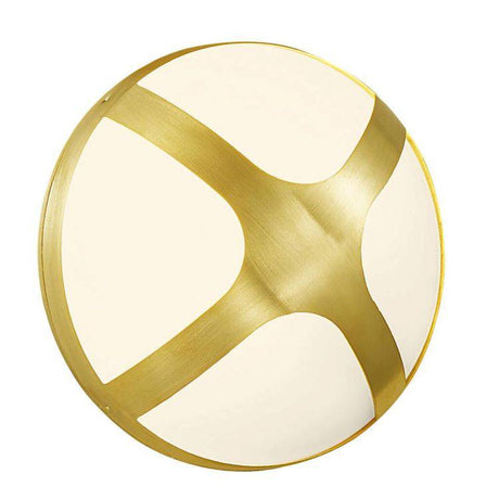 Nordlux Cross 20 Outdoor Wall Light Brass - Comet Lighting