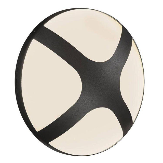 Nordlux Cross 25 Outdoor Wall Light Black - Comet Lighting