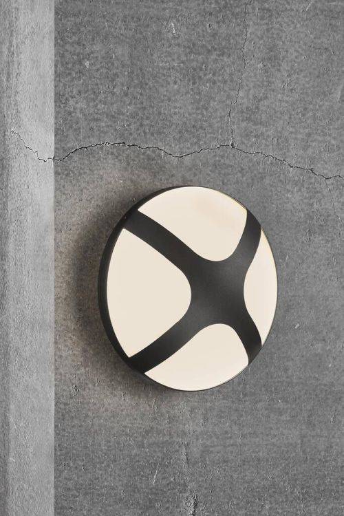 Nordlux Cross 25 Outdoor Wall Light Black - Comet Lighting