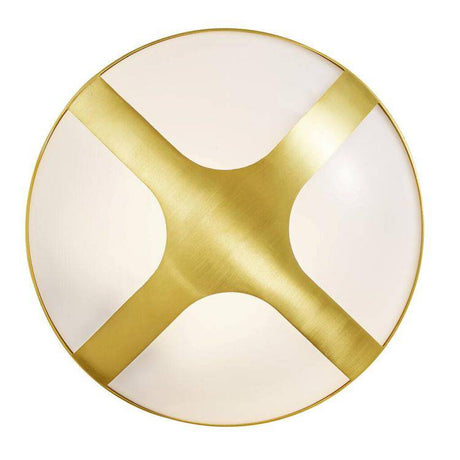 Nordlux Cross 25 Outdoor Wall Light Brass - Comet Lighting