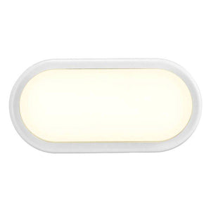Nordlux Cuba Bright Outdoor Oval Wall Light White/Opal - Comet Lighting