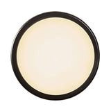 Nordlux Cuba Bright Round Outdoor Wall/Ceiling Light Black/Opal - Comet Lighting