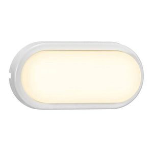 Nordlux Cuba Energy Outdoor Oval Wall Light White/Opal - Comet Lighting