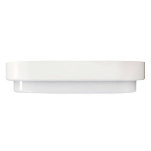 Nordlux Cuba Energy Outdoor Oval Wall Light White/Opal - Comet Lighting