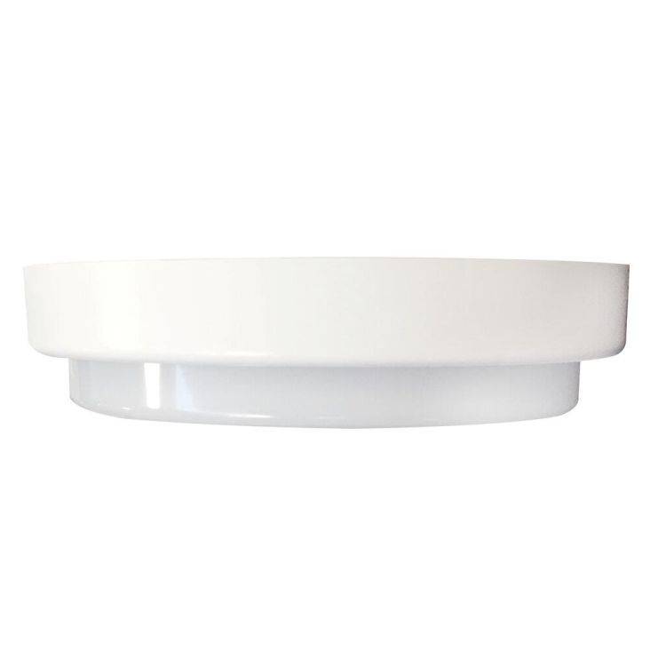 Nordlux Cuba Energy Outdoor Round Wall Light White/Opal - Comet Lighting