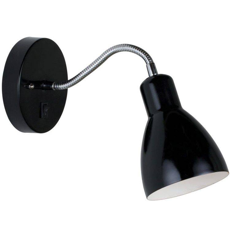 Nordlux Cyclone Wall Light Black - Comet Lighting