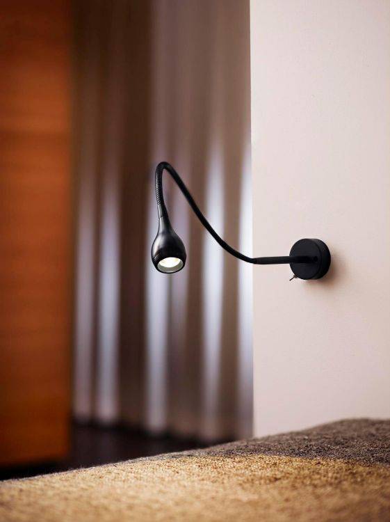 Nordlux Drop Wall Light Black - Comet Lighting