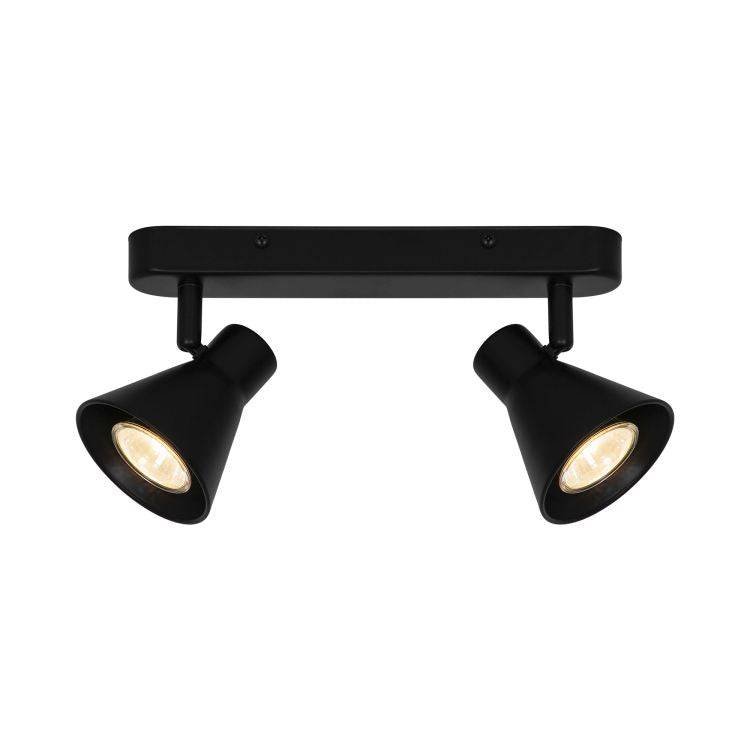 Nordlux Eik 2 Spot Light Black - Comet Lighting