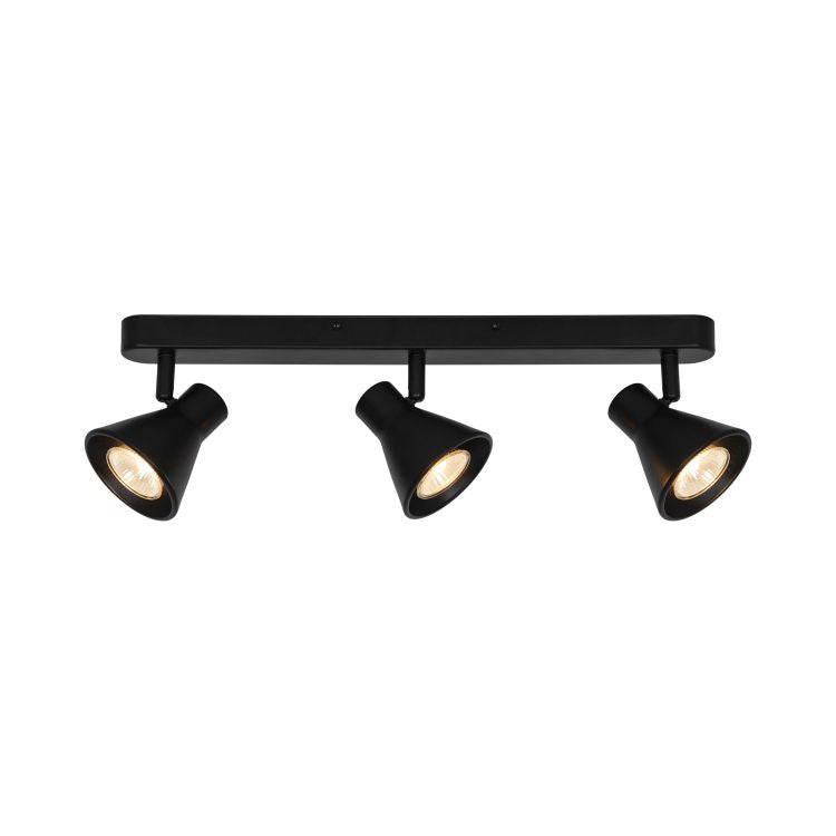 Nordlux Eik 3 Spot Light Black - Comet Lighting