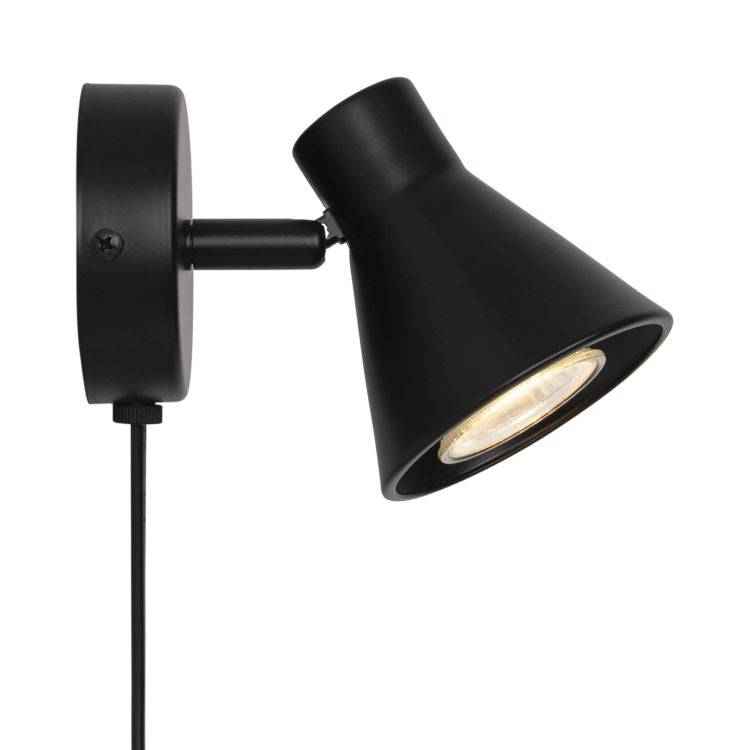 Nordlux Eik Wall light Black - Comet Lighting