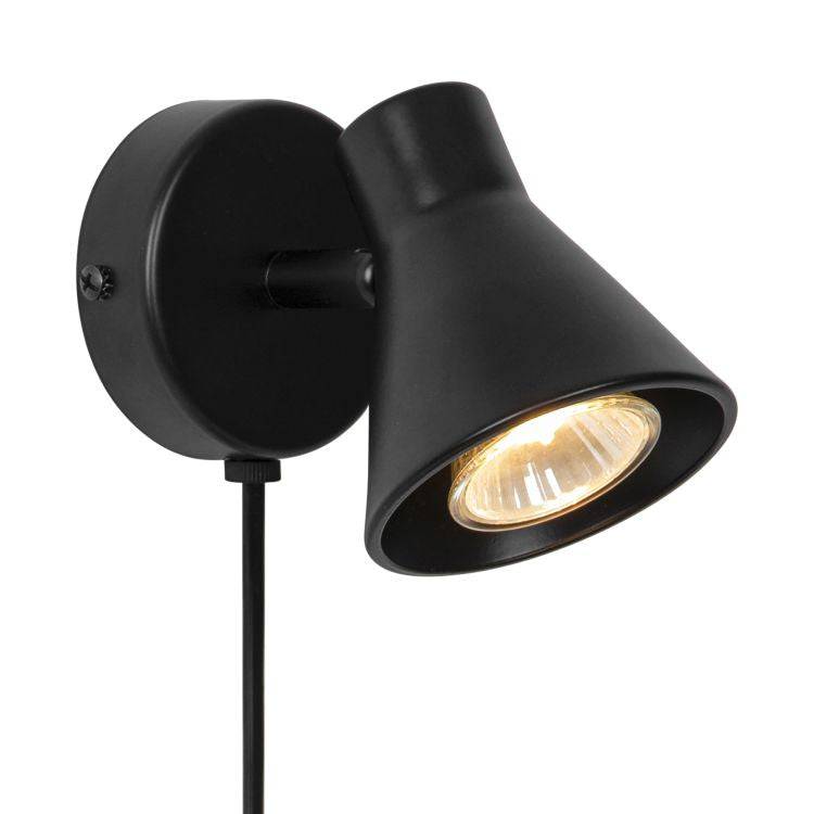 Nordlux Eik Wall light Black - Comet Lighting