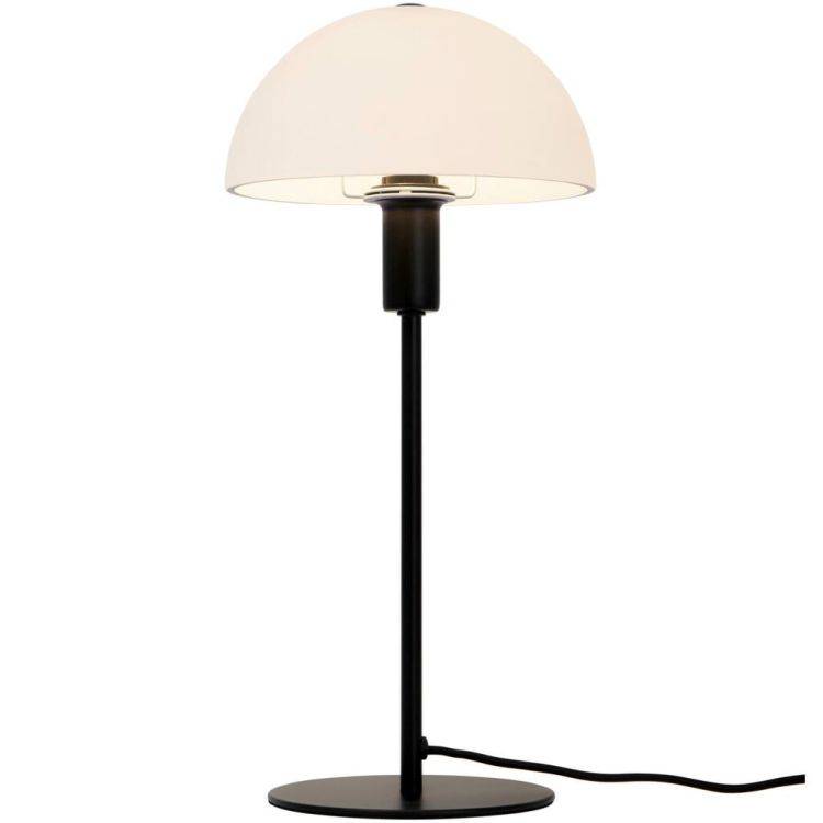 Nordlux Ellen Table Lamp Opal/Black - Comet Lighting