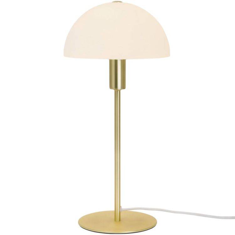 Nordlux Ellen Table Lamp Opal/Brass - Comet Lighting