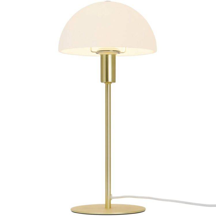 Nordlux Ellen Table Lamp Opal/Brass - Comet Lighting