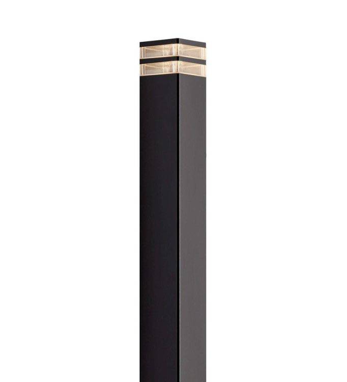 Nordlux Elm Outdoor Bollard Black - Comet Lighting