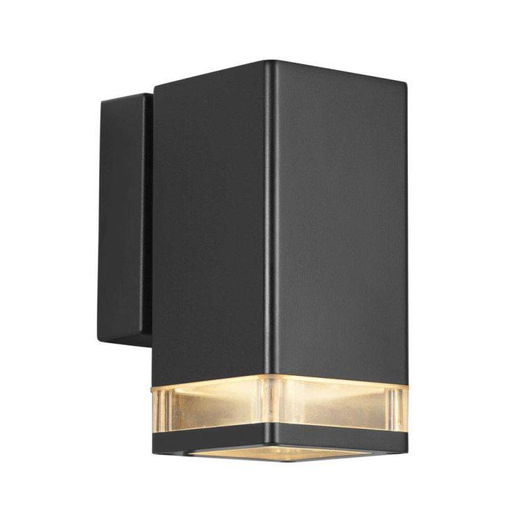 Nordlux Elm Single Outdoor Wall Light Black - Comet Lighting