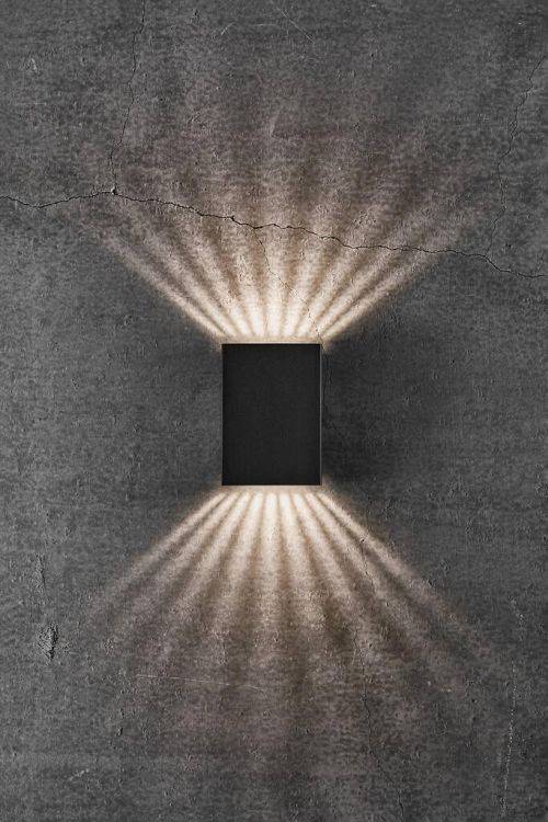 Nordlux Fold 10 Wall Light Black/Clear - Comet Lighting