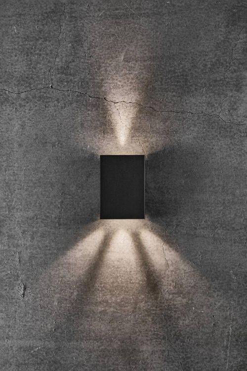 Nordlux Fold 10 Wall Light Black/Clear - Comet Lighting