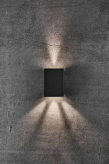 Nordlux Fold 10 Wall Light Black/Clear - Comet Lighting