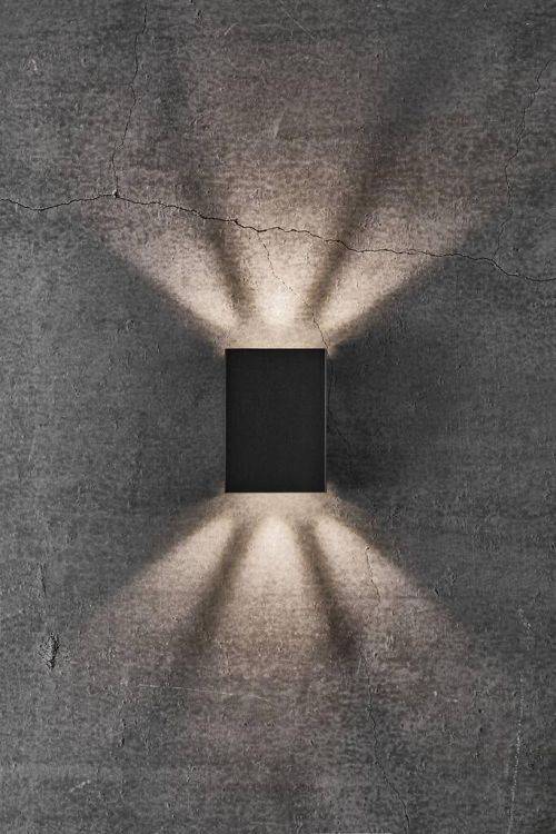 Nordlux Fold 10 Wall Light Black/Clear - Comet Lighting