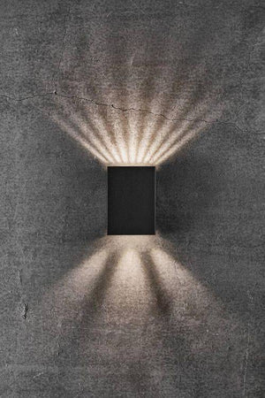 Nordlux Fold 10 Wall Light Black/Clear - Comet Lighting