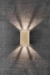 Nordlux Fold 10 Wall Light Brass/Clear - Comet Lighting