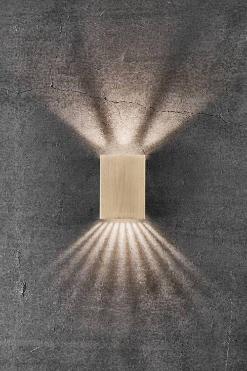 Nordlux Fold 10 Wall Light Brass/Clear - Comet Lighting