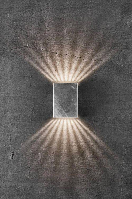 Nordlux Fold 10 Wall Light Galvanised/Clear - Comet Lighting