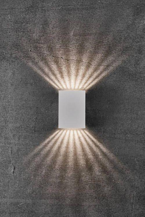 Nordlux Fold 10 Wall Light White/Clear - Comet Lighting