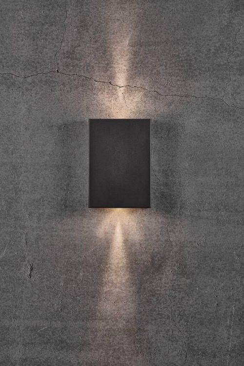 Nordlux Fold 15 Wall Light Black/Clear - Comet Lighting