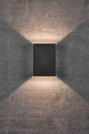 Nordlux Fold 15 Wall Light Black/Clear - Comet Lighting