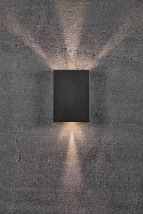 Nordlux Fold 15 Wall Light Black/Clear - Comet Lighting