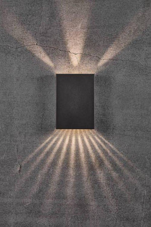 Nordlux Fold 15 Wall Light Black/Clear - Comet Lighting