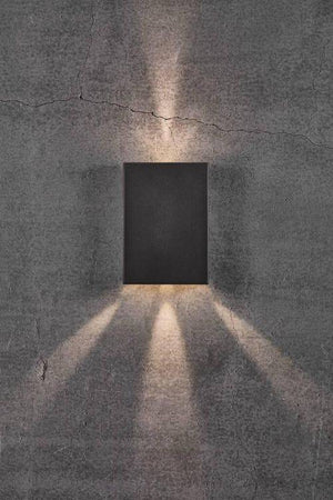 Nordlux Fold 15 Wall Light Black/Clear - Comet Lighting