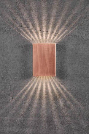 Nordlux Fold 15 Wall Light Copper/Clear - Comet Lighting
