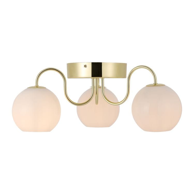 Nordlux Franca Ceiling light Brass - Comet Lighting