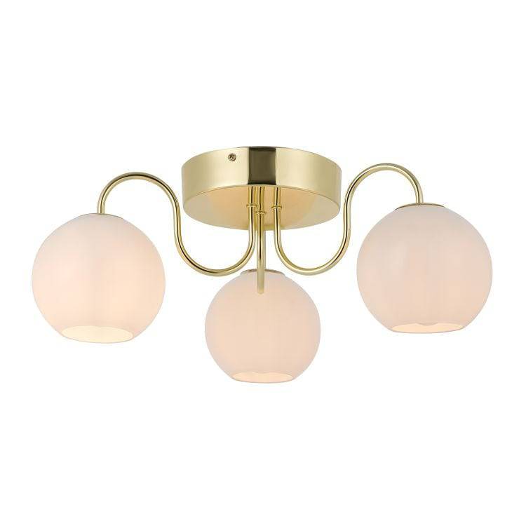 Nordlux Franca Ceiling light Brass - Comet Lighting