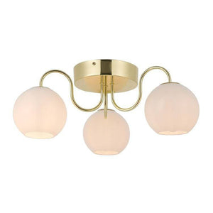 Nordlux Franca Ceiling light Brass - Comet Lighting