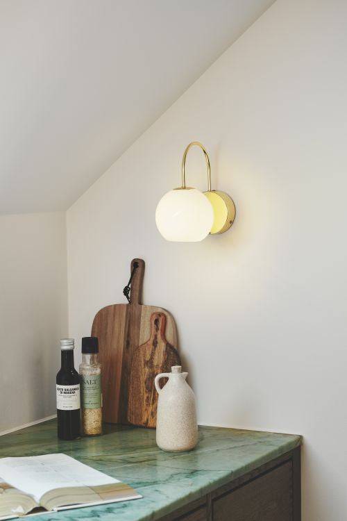 Nordlux Franca Wall light Brass - Comet Lighting