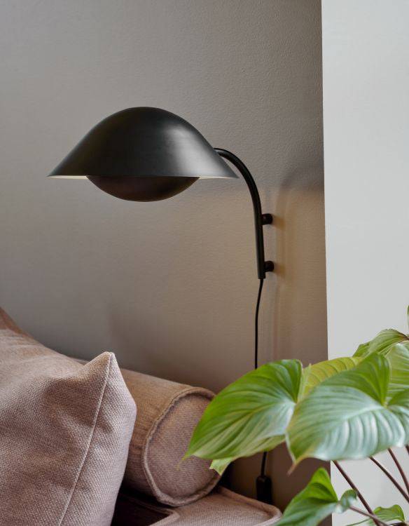 Nordlux Freya Wall light Black - Comet Lighting