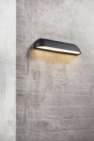 Nordlux Front 36 Outdoor Wall Light Black - Comet Lighting
