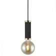 Nordlux Galloway Pendant Ceiling Light Black/Brass - Comet Lighting