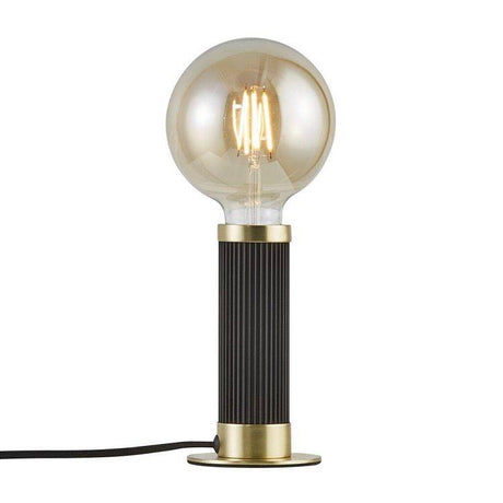 Nordlux Galloway Table Lamp Black/Brass - Comet Lighting