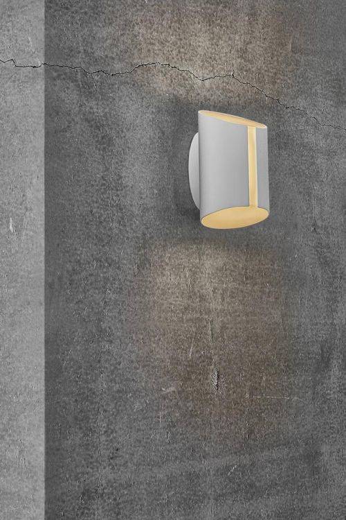 Nordlux Grip Outdoor Up/Down Wall Light White - Comet Lighting