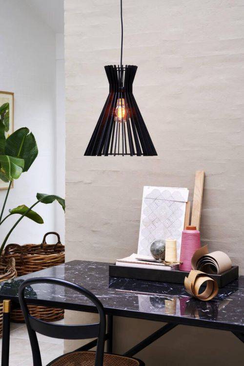 Nordlux Groa 34 Pendant Ceiling Light Black - Comet Lighting