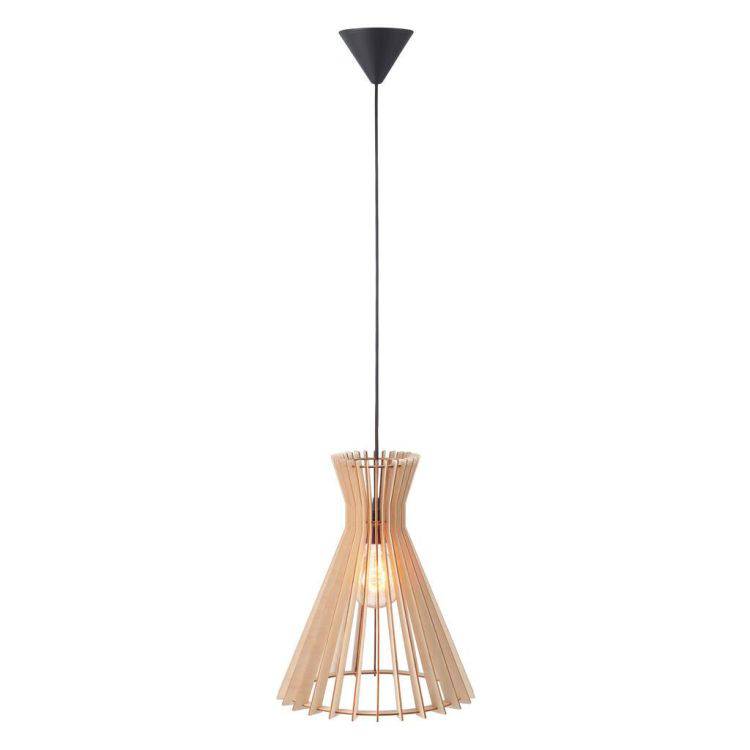 Nordlux Groa 34 Pendant Ceiling Light Wood - Comet Lighting