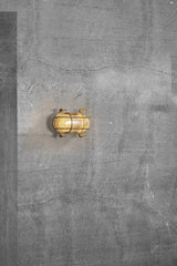 Nordlux Helford Outdoor Wall Light Brass - Comet Lighting